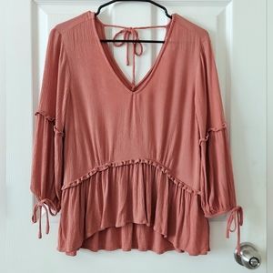 Love & Piece Bohemian Peplum Top